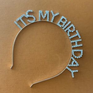 It’s My Birthday Rhinestone Headband
